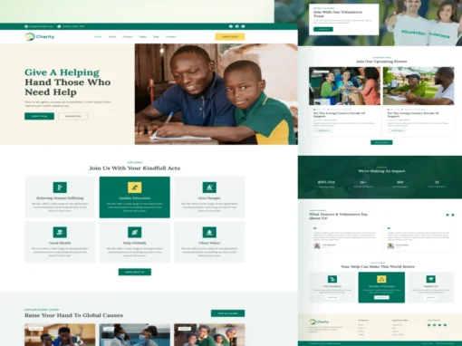 Charity Non-Profit Website Design